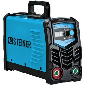Resim STEİNER Alman MMA-200 Amper Profesyonel Dijital Göstergeli İnverter Kaynak Makinesi 