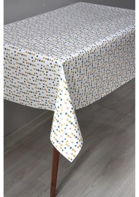 Resim Astarlı Silinebilir Pvc Muşamba Masa Örtüsü 126-a-mavi 