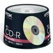 Resim TDK CD-R 700MB 52X 50 Cakebox 