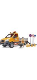 Resim Bruder Mercedes Benz Sprinter Yol Bakım Aracı ve Elemanı BR02677 