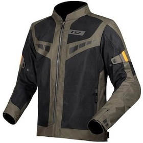 Resim Ls2 Blade Aır Yazlık Mont Haki - Turuncu 