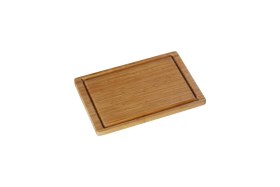 Resim Feyza Design Bambu Kesme Tahtası 38X25 Cm, Şık ve Dayanıklı Mutfak Gereci 