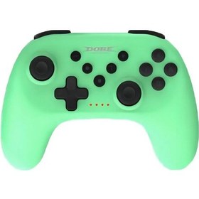 Resim Yeşil Bluetooth Uyumlu Gamepad Oyun Joystick Kablosuz Denetleyici Nintendo Anahtarı Pro/anahtar Lite Oyun Konsolu 6 Eksenli Kolu 