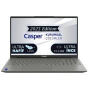 Resim Casper Nirvana X700.7430-8U00X-G-F R5-7430U 8 GB 250 GB SSD 15.6" Dos Dizüstü Bilgisayar 