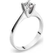 Resim Chavin G Color 0.38 Carat Pırlanta Altın Tektaş Yüzük Bd65G 