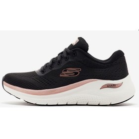 Resim Skechers Arch Fit 2.0 - Glow The Distanc Kadın Siyah Spor Ayakkabı 150067 Bkrg 