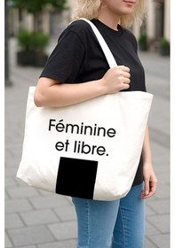 Resim Çift Yön Kullanılabilen Canvas Çok Amaçlı Plaj Çanta Feminine Et 