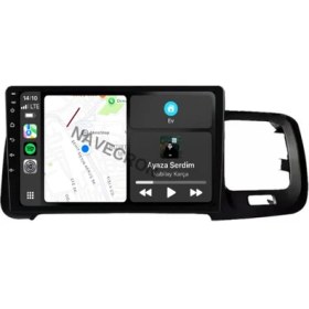 Resim Navecron Volvo S60 2011-19 9" Uyumlu Android Multimedia Gerçek 4/64 Kablosuz Carplay Geri Görüş Kameralı 