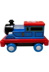 Resim Işıklı Müzikli Sürtmeli Thomas Tren 