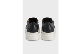 Resim Giuseppe Zanotti Deri Logolu Kalın Tabanlı Sneaker Ayakkabı Erkek Ayakkabı EU40010 