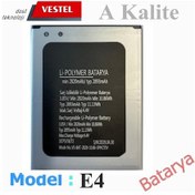 Resim Vestel E4 Batarya 2820Mah Vakumlu Ambalajı 