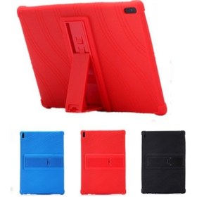 Resim Lenovo Tab 4 10 (Tb-X304,X704 Standli Silikon Kilif 284055864 - Renk / Kirmizi 