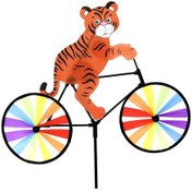 Resim Vkemall Çocuklar İçin Dış Mekan Dekorasyonu Renkli Korkuluk, Ahşap Ve Paslanmaz Çelik Hayvan Figürlü Rüzgarlı Oyuncağı 