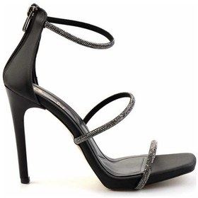 Resim Mat Siyah Kadın Abiye Ayakkabı K01842762138 Çok Renkli 