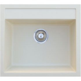 Resim Vinox I I Granit Eviye Bej Tek Göz Kare Mutfak Evyesi 55x50cm (VX-55) 