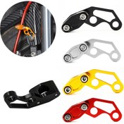 Resim 1pc Evrensel Alüminyum Motosiklet Klibi Hat Klipsleri, Dirt Bike ATV Uyumlu, Siyah/Kırmızı/Mavi/Gümüş/Altın, Motosiklet Aksesuarları, Destek Braketi 