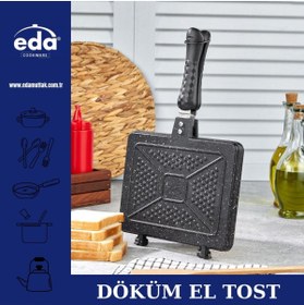 Resim Döküm Granit Ocaküstü El Tost Makinesi ZK-904 