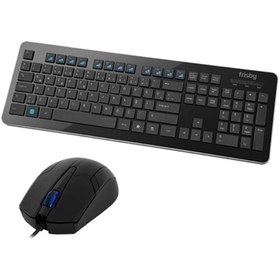 Resim OEM Frisby USB Q TR Kablosuz Siyah Klavye Mouse Set 