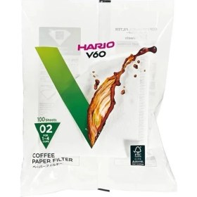 Resim Hario V60 02 Dripper Filtre Kağıdı 100 Adet 