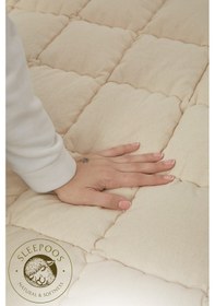 Resim Sleepoos Tek Kişilik Yün Yatak Pedi 