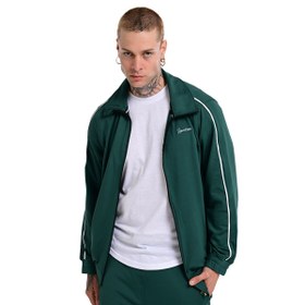 Resim Sportive Coruna Erkek Yeşil Günlük Stil Eşofman Üstü 24KE014-YSL 