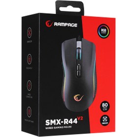 Resim Rampage SMX-R44 Kablolu Makrolu Oyuncu Mouse 