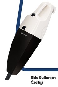 Resim GoldMaster Nova 2 Lt Toz Hazneli 800 W Yıkanabilir Filtreli 2in1 Dikey Elektrikli Süpürge 