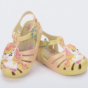 Resim Mini Melissa Possession Unicorn Sarı Kız Bebek & Çocuk Sandaleti | 22-30 Numara | Melflex® Vegan | İkonik Kokulu - 25/26 