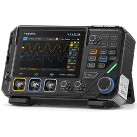 Resim Fnırsı 2d15p 3'ü 1 Arada Masaüstü 2 Kanallı 100mhz Fosfor Osiloskop Multimetre 