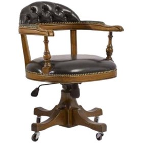 Resim Bengimobilya Sandalye Zus149 Amatsör Model Tam Kolçak Kapitone Ahşap Iskelet P 