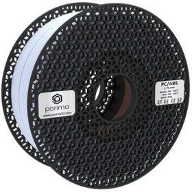 Resim Porima Pc/abs Yüksek Performanslı 1.75mm Filament - 1kg, Beyaz Beyaz 