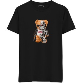Resim Robot Bear - Regular Tshirt - M / Siyah 