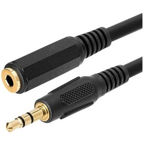 Resim 1M Kulaklık Ses Hoparlör Uzatma Kablosu 3.5Mm Stereo - 1 Metre 