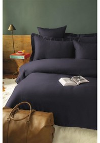 Resim İssimo Ranforce Simply Fitted Çarşaf 100 200 Cm Antrasit - Antrasit 