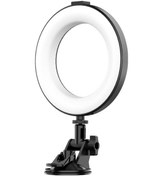 Resim Ebitda Vıjım Cl05 Mini Usb Halka Işık - 3 Renk Mod, 3200k-6500k, Dizüstü Ve Canlı Yayınlar İçin Emici Bağlantılı 