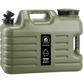 Resim Shufa Açık Su Konteyneri Piknik Kamp Içme Kova Depolama Taşıyıcı Yeşil 18L 