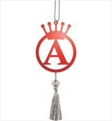 Resim Lizpo Decor Çift Taraflı Ayna A Yazılı Parlak Kırmızı Ayna Pleksi Araba Dikiz Aynası Süsü 