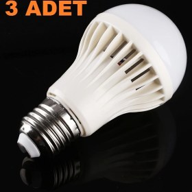 Resim 9W Enerji Tasarruflu LED Ampul ( 3 Adet ) 