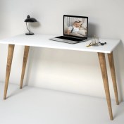 Resim Emkawood Rina Masif Ayaklı Çalışma Masası 