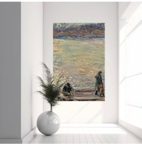 Resim Kıyı Şehri Esintisi Kanvas Tablo 