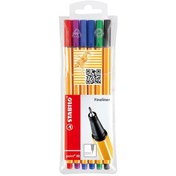 Resim Stabilo Keçe Uçlu İnce Kalem 88 Point 0.4 MM Karışık Renk 6 LI 88/6 