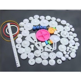 Resim Plastik Dişli Seti Rc Çark Arduino 85 Parça 