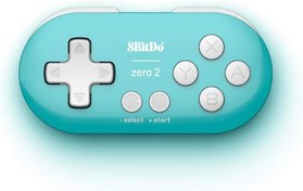 Resim 8Bitdo Zero 2 Bluetooth Gamepad For Switchpcmacosandroid (Turquoise Edition) [ 