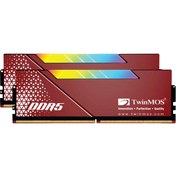 Resim TwinMOS DDR5 64GB (2x32GB) 6000MHz CL36 RGB Desktop Ram (TMD564GB60DK36VXR) 