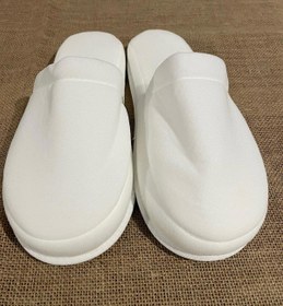 Resim Çift Kat Polyester Havlu Süslenebilir Lohusa Terliği 5 Çift 