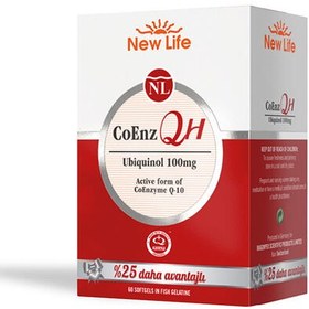 Resim New Life CoEnz QH 100 mg 60 Yumuşak Kapsül 
