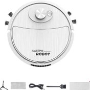Resim PAMENET Mini Robot Temizleme ve Süpürme, Robot Elektrikli Süpürge, Otomatik Süpürge, Zemin Temizleme Makinesi, Sessiz Temizleme, Ultra İnce, 