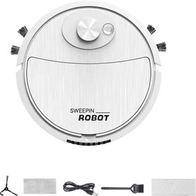 Resim PAMENET Mini Robot Temizleme ve Süpürme, Robot Elektrikli Süpürge, Otomatik Süpürge, Zemin Temizleme Makinesi, Sessiz Temizleme, Ultra İnce, 