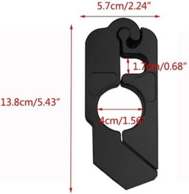 Resim Hobimtek Metal Motosiklet Kilidi Gidon Tipi Motor Kilit Kırılmaz Su Geçirmez Siyah 