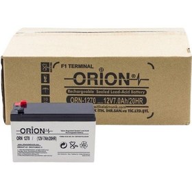 Resim Orion Orn1270 12v 7.0ah 8 Adet Bakımsız Kuru Akü 